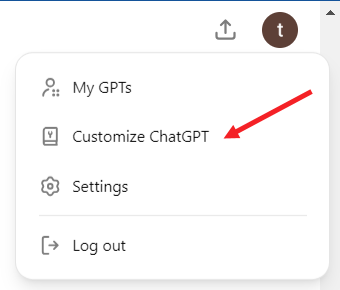 Customize ChatGPT