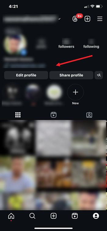 Edit Insta Profile