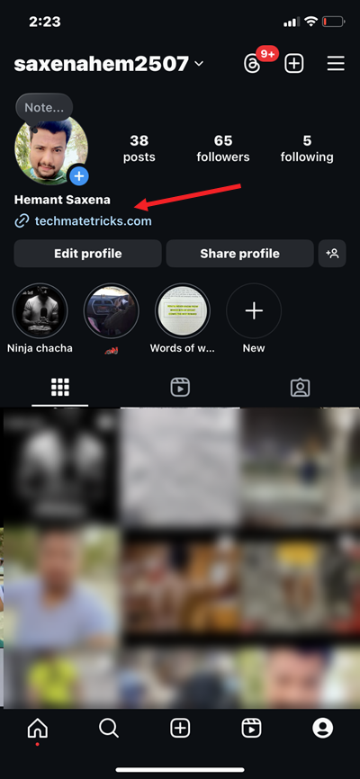 Hide Threads Badge from Instagram Profile