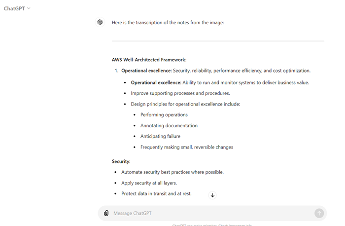 Transcribed Notes by ChatGPT