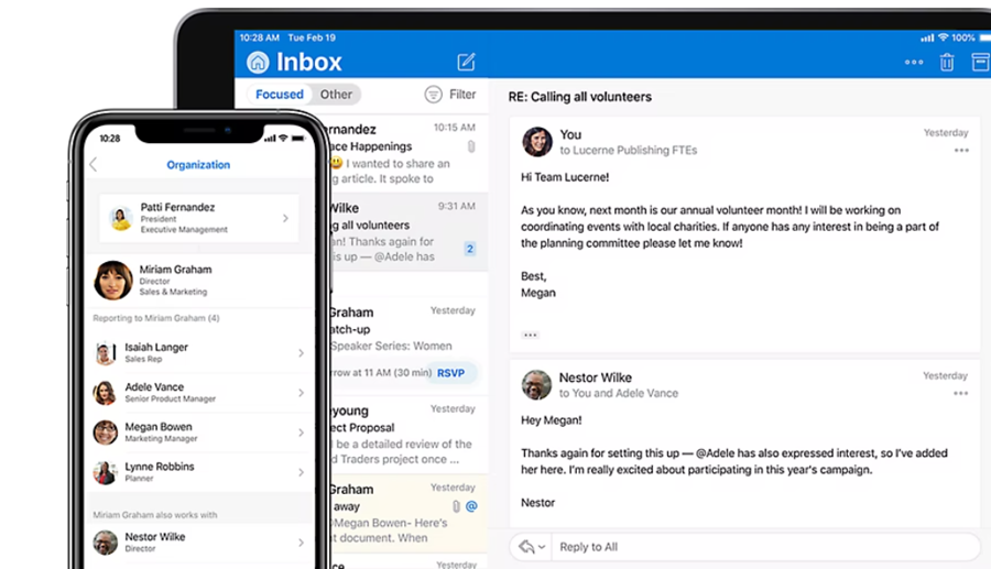 Outlook app