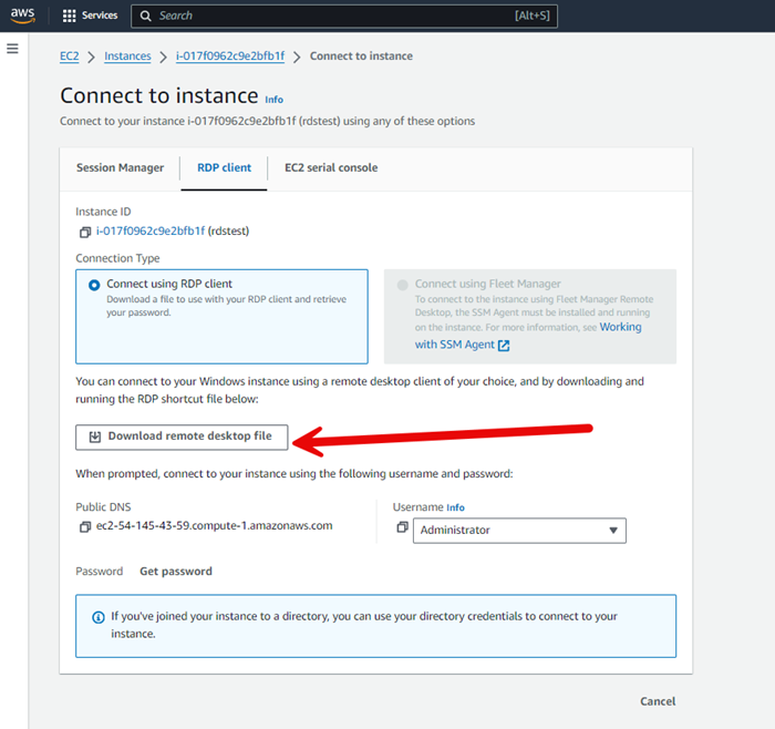 donload RDP file donload RDP file