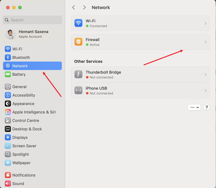 MacBook Firewall Settings MacBook Firewall Settings