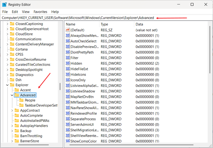 Windows Registry Key