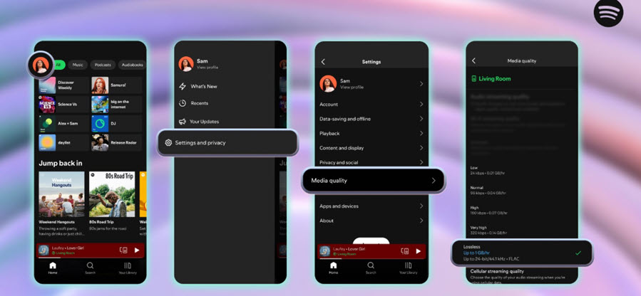 Lossless Music Streaming on Spotify