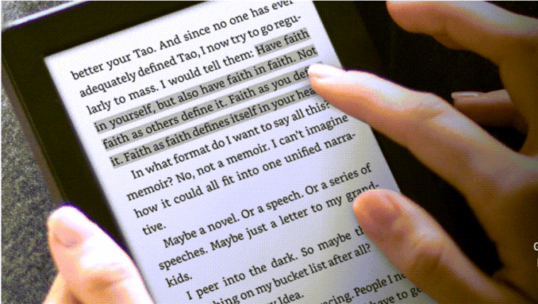 Popular highlights in Kindle