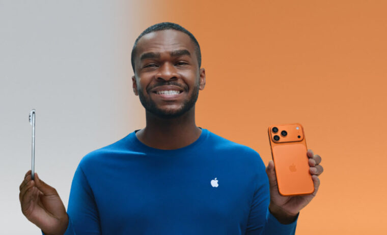 Man Holding iPhone 17 Pro