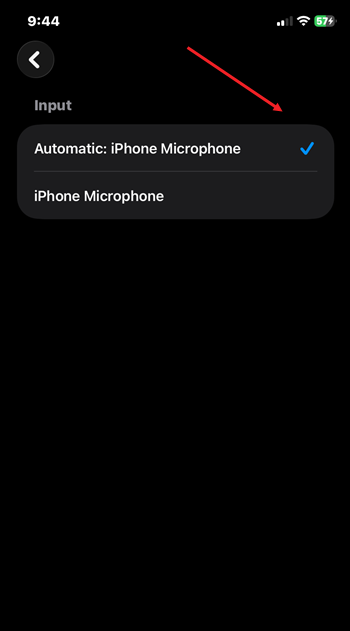 Microphone Settings