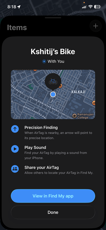 AirTag stops responding after battery change fixed