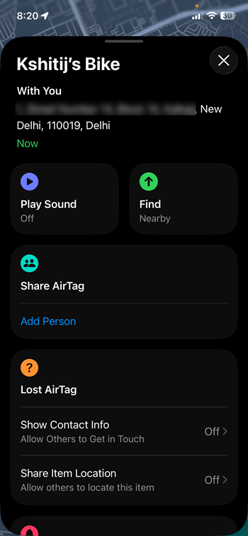 AirTag Connected